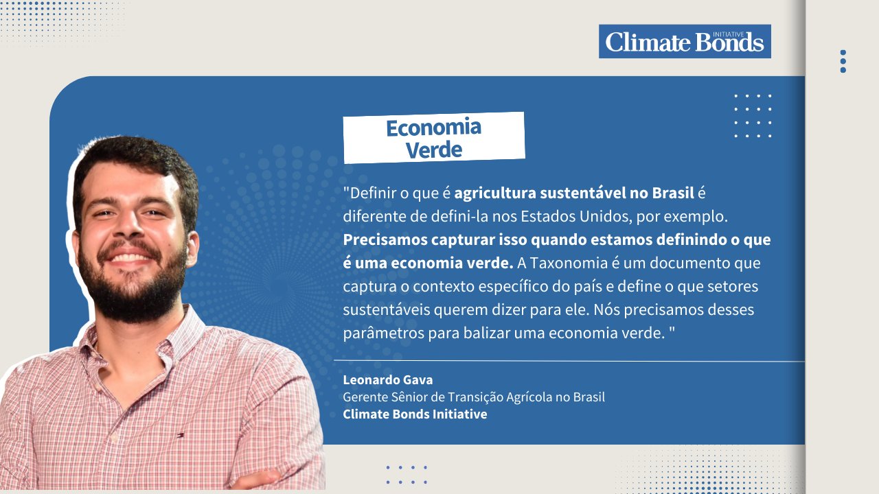 Climate Bonds Brasil on X: 🗓️ Leonardo Gava Gerente Sênior de Transição  Agrícola no Brasil da @ClimateBonds, participou com destaque no evento  Empresas Mais do @Estadao hoje de manhã! Agradecemos mais uma