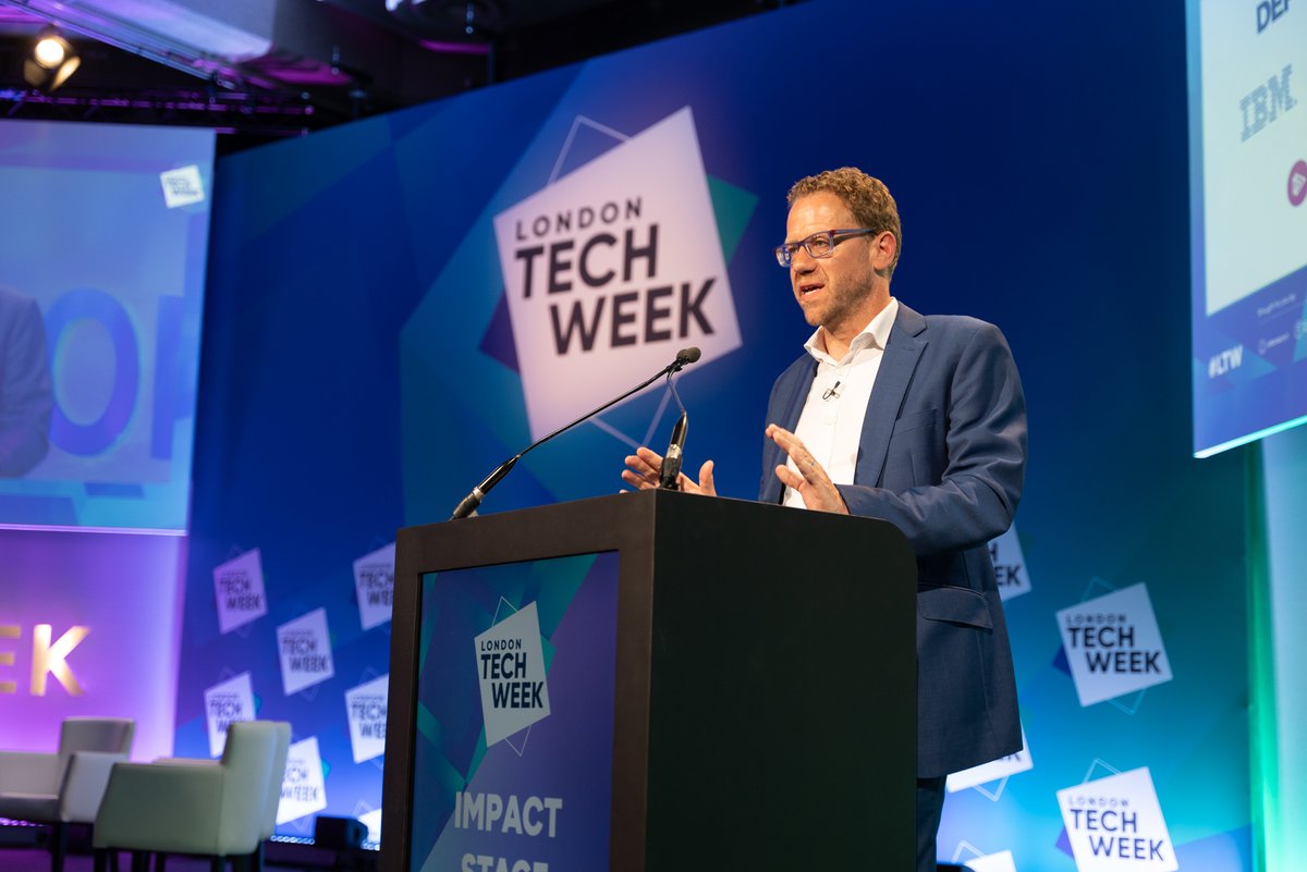 "We have to transform and innovate if we're going to make the NHS model sustainable going forward" - Lord Nick Markham CBE, Parliamentary Under Secretary of State at the Department of Health and Social Care during his keynote address during #LondonTechWeek 2023.