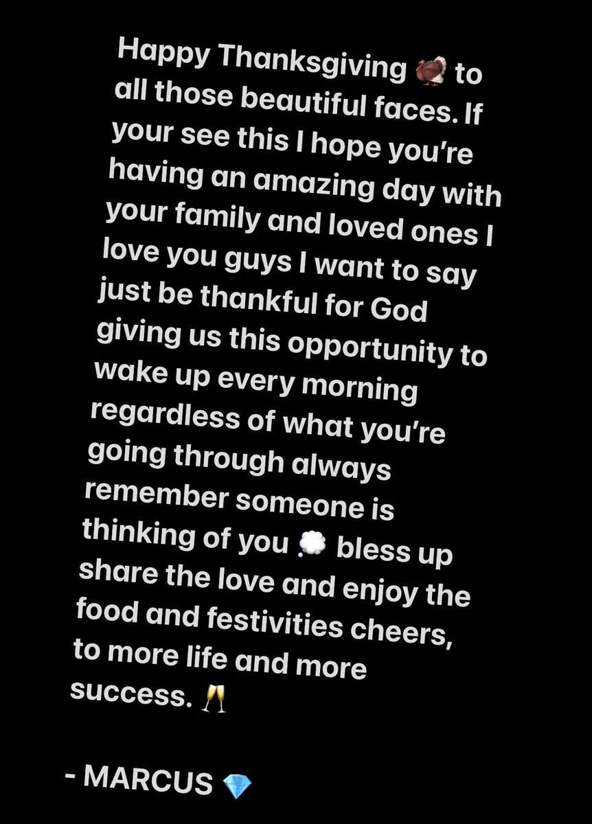 HAPPY THANKSGIVING! 🦃