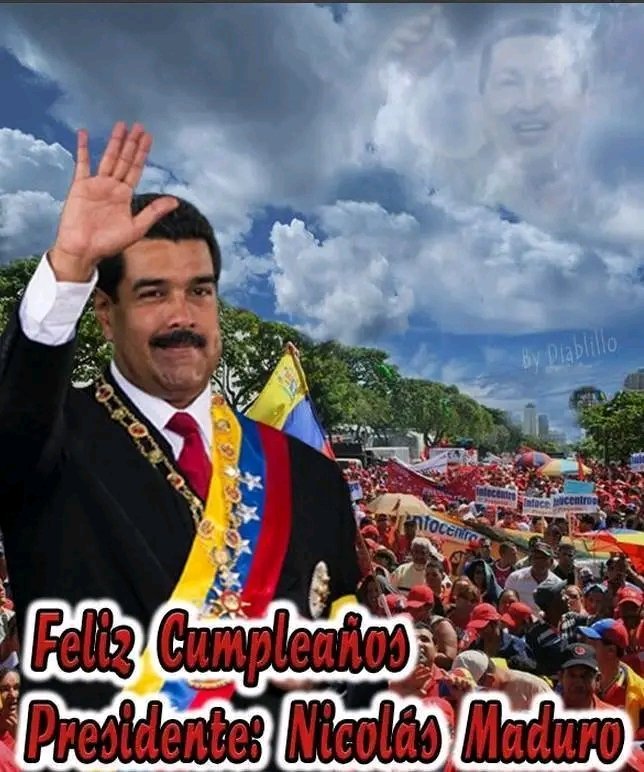 LasBasesHablan's tweet photo. #23Nov
¡Feliz Cumpleaños Nro. 61
Presidente @NicolasMaduro
Desde el Municipio Lagunillas Zulia te enviamos Toda las Buenas Vibras y deseamos lo mejor para tu vida llena de salud y Éxitos!
"Bastantes Chavistas hay Aquí"
#DiosTeBendigaMaduro https://t.co/lQhYgDEX6C