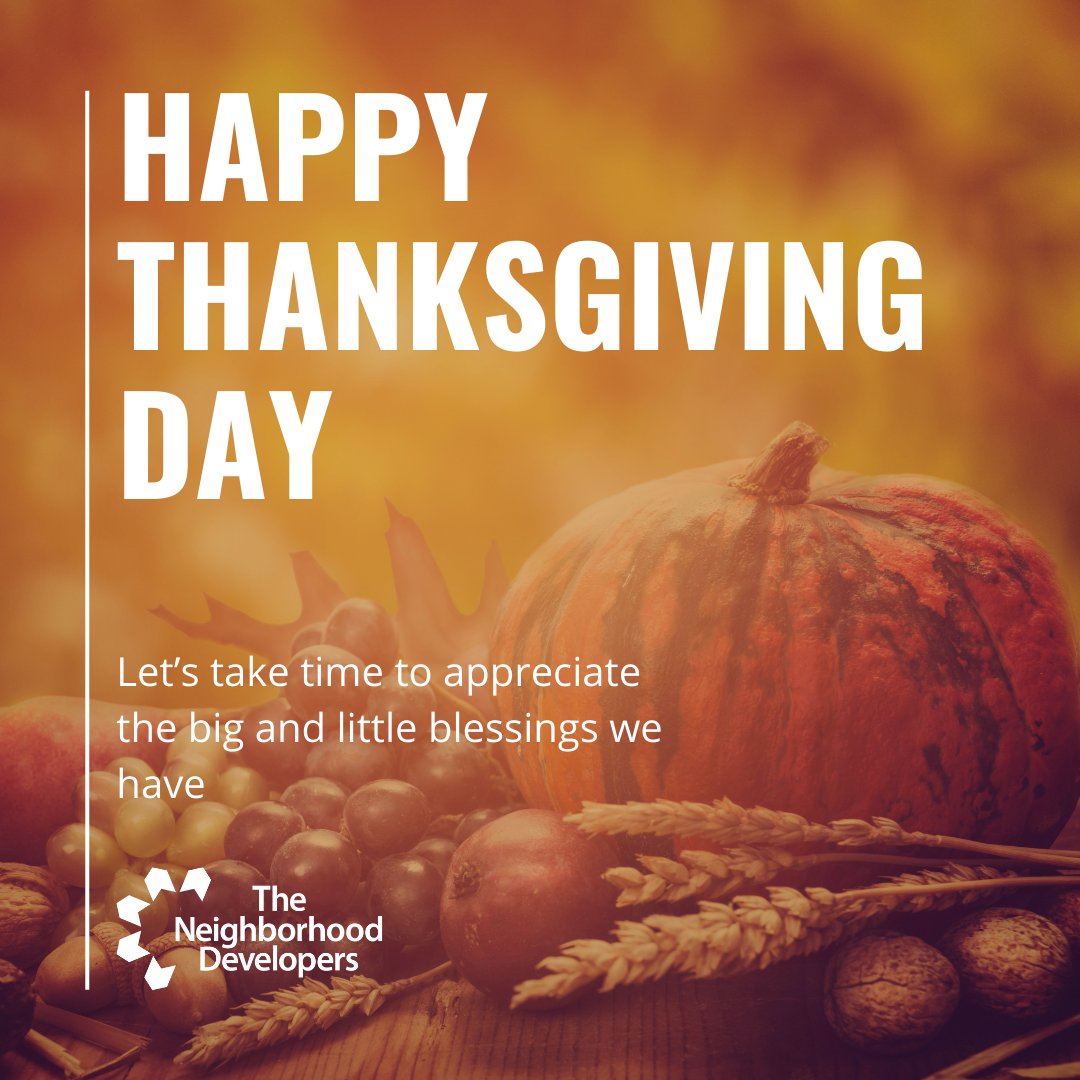 Let's take a moment to pause and appreciate the traditional values &amp; good fortune that accompanies this holiday, such as spending time with family, reflecting on all that we are grateful for, and enjoying a delicious meal together. Wishing you a wonderful Thanksgiving!