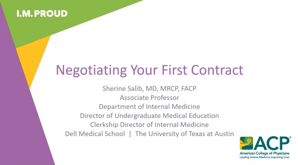 As you near the midpoint of PGY3, it's important to learn the basics of physician contracts. @DrSherineSalib explains how to assess a contract, reviews common clauses, explores basic contractual issues, and offers strategies for contract negotiation: ow.ly/ERwa50Q3TBF