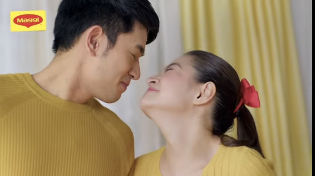 eggcouple's tweet photo. ang cute lang na ang brand color ng maggi ay mala-Pulang Araw hihi how to unsee ❤️☀️ https://t.co/tNXhSt3JnA