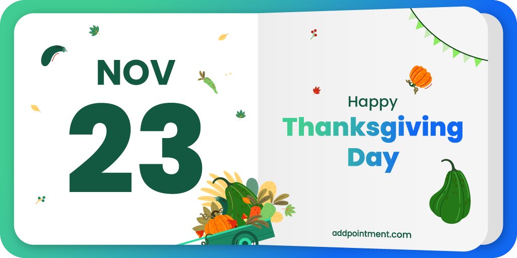 apptsoftware's tweet image. Wishing you &amp;amp; your loved ones a very Happy Thanksgiving!!!
#thanksgiving #thankful