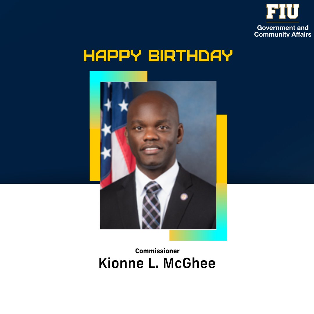 Today we wish a happy birthday to Commissioner @kionnemcghee! 🥳