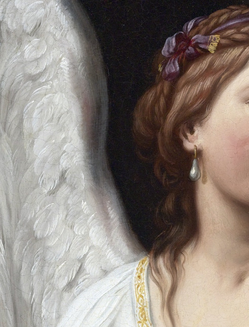 An Allegory of Fame and an Allegory of Virtue (detail) Sirani Elisabetta, 1638-1665.