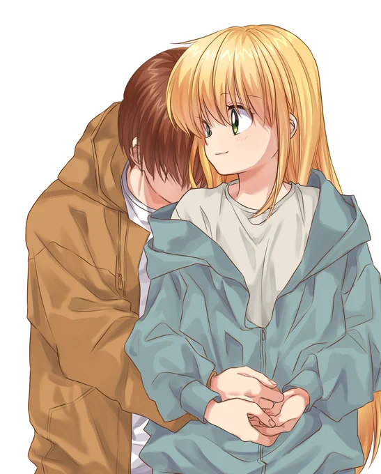 【背後から抱える】Before← →After 