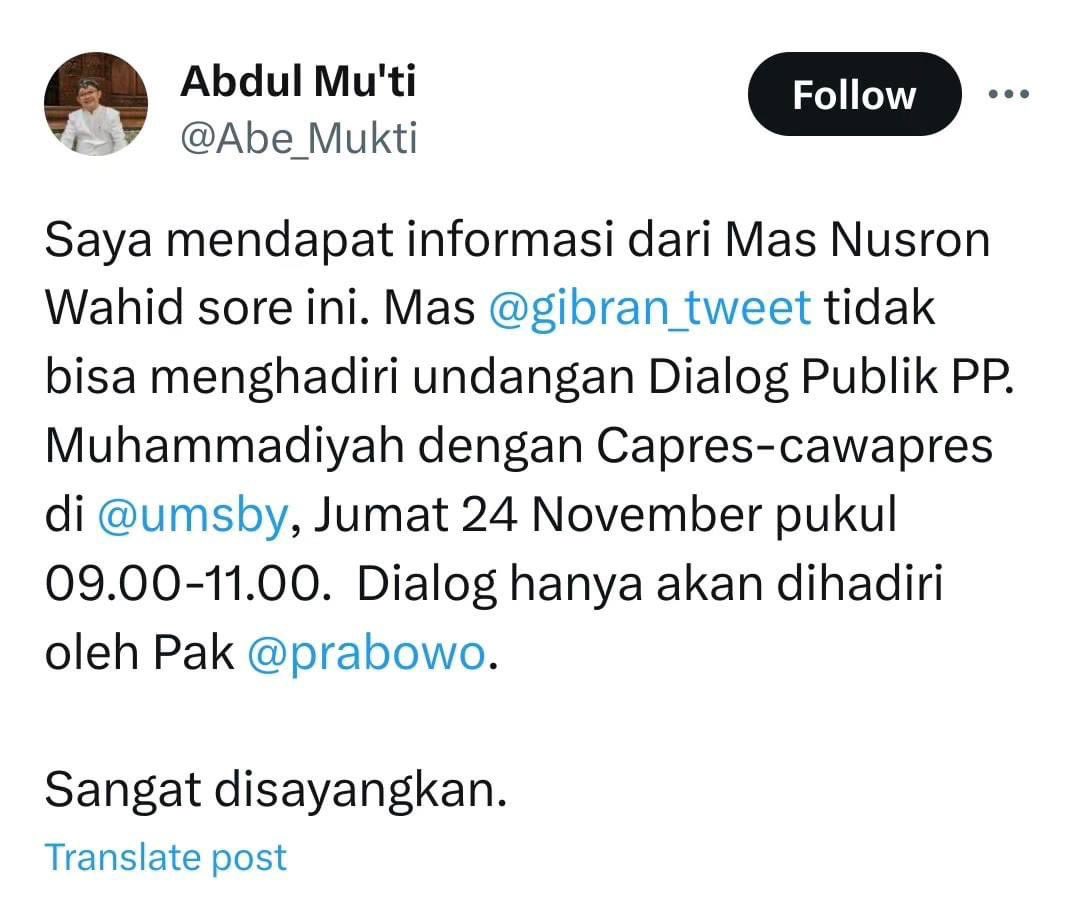 udah mulai berat hidupnya Mas <a href="/gibran_tweet/">Gibran Rakabuming</a> kayanya 😁