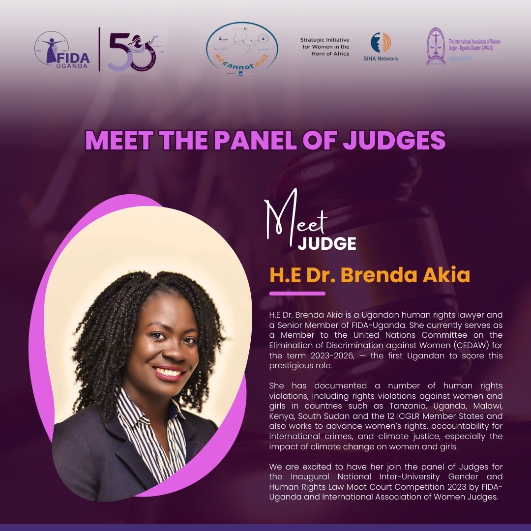 #FIDAGenderMoot2023 ⚖️
#Reminder 🚨

Tomorrow #FIDAU is hosting the very first National Inter-University Gender and Human Rights Law Moot Court Competition!

We are excited to present our judging panel starting with #FIDAU senior member, CEDAW Member and expert in the fields of