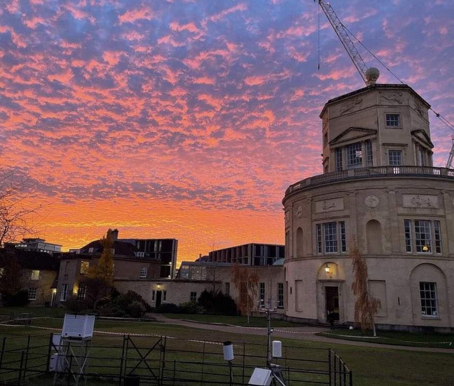 An absolutely beautiful sunrise caught this morning by one of our students 🌅