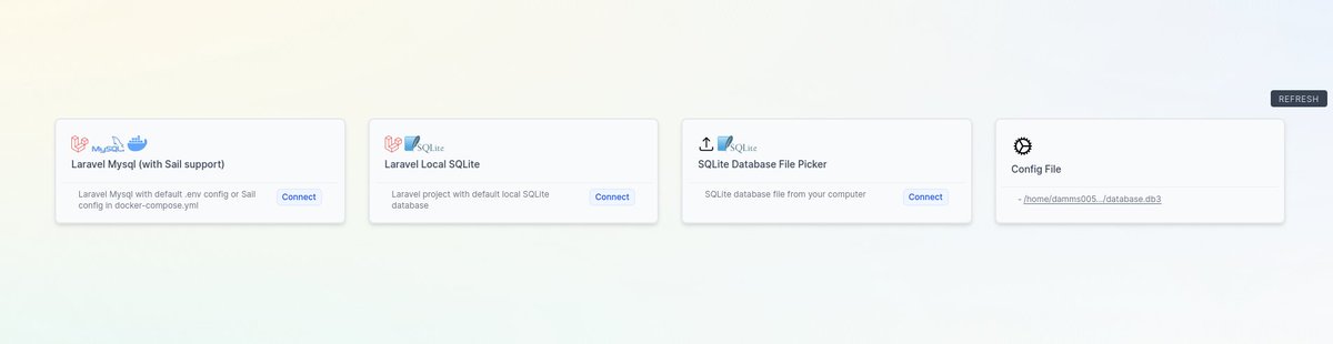 _damms005's tweet image. Apart from being able to connect to any SQLite/MySQL database (Postgres coming up next), #DevDB zero-config-supported environments are still a thing and awesome, in my experience (yeah, Dogfooding-Driven-Development).

And there are dad jokes, too. How can I promise an awesome DB…
