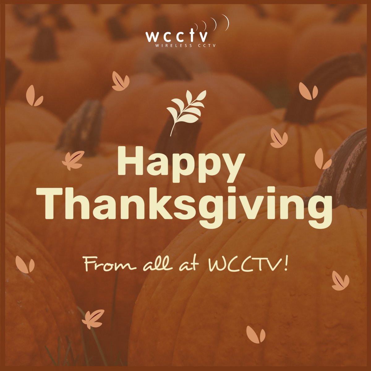 WCCTV's tweet photo. We hope you all have a happy, safe thanksgiving 😊🦃

We want to express our heartfelt gratitude to our valued clients, partners, and the entire WCCTV family for the incredible journey we've gone on together this year.

📷Share what you're thankful for this Thanksgiving! https://t.co/5FRA7lX8J5