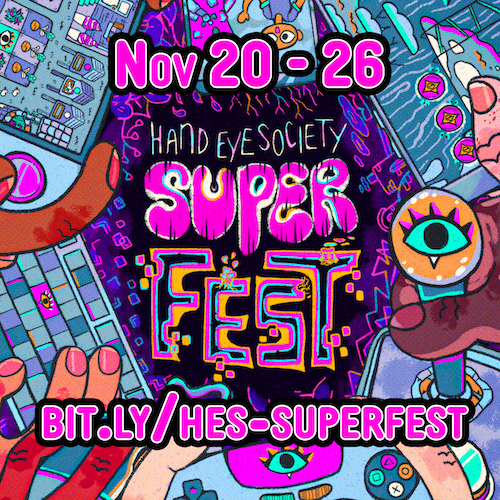 Our VN Grand-Nya 🐱 from earlier this year made it into Super FESTival! It's a privilege to be on a stage with such awesome games! 
Tune in to the live show or peruse the lineup:
handeyesociety.com/superfestival/
and be sure to check out <a href="/HandEyeSociety/">Hand Eye Society</a> through the rest of the fest! ✨