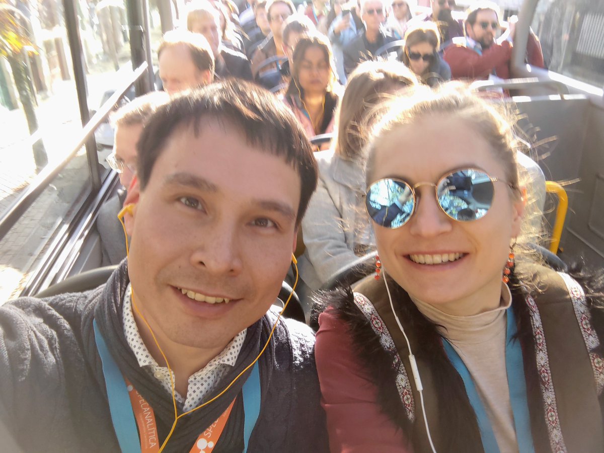 After discussing fascinating chem&amp;Phys of ionic liquids at #ILMAT2023, we are on a city tour over Porto, before visiting a vineyard and going to a gala dinner.