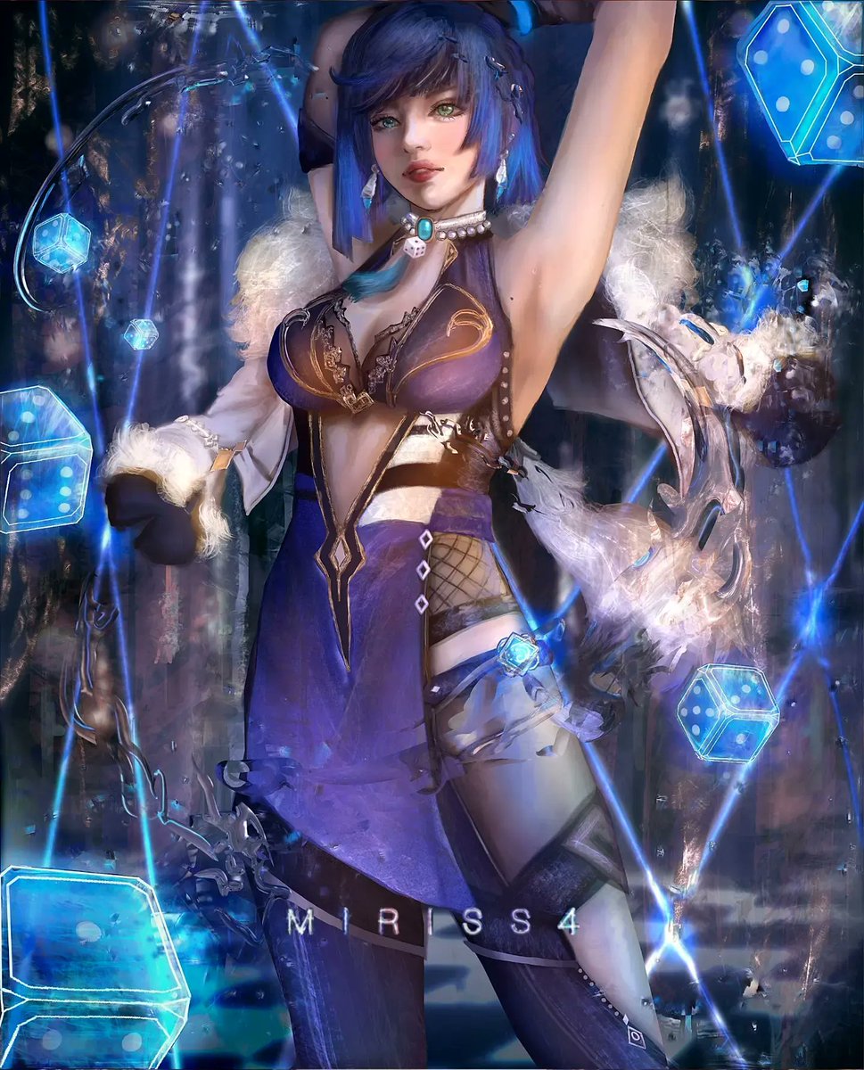 Miriiss4's tweet photo. Yelan🎲💙✨️

#Yelan #GenshinImpact #fanart #Genshinfanart https://t.co/OCft4iAEwZ