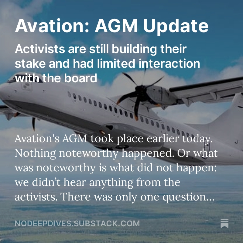 jefke00's tweet image. Quick update from the Avation #AVAP $AVAP.L AGM earlier today