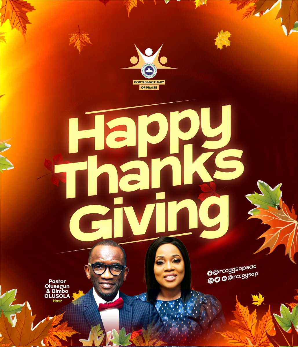 RCCGGSOP's tweet photo. Happy Thanksgiving 💃💃💃 https://t.co/C4utKh3ZVE