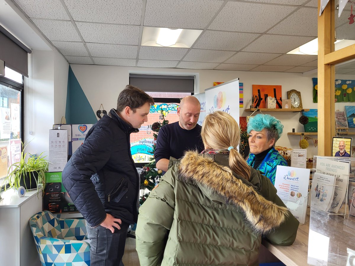 Great morning at <a href="/TogetherworksC/">TogetherWORKS Caldicot</a> with <a href="/MhaKnight/">Rachel Knight MHA</a> representing <a href="/iConnectMHA/">MHA iConnect Team</a> and <a href="/Mon_Housing/">Monmouthshire Housing Association (MHA)</a> engagement team with @UKGovWales <a href="/TheUKSPF/">UK Shared Prosperity Fund</a> @luhc #levellingupfund #ffyniantbro