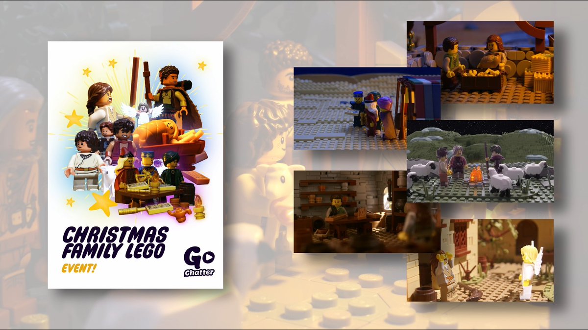 Our NEW 'Christmas Family Lego Event' pack is here to help you plan a fun family event that teaches the true meaning of Christmas. Available to purchase now at: gochattervideos.com/downloads/chri… #GoChatter #Event #Church #Evangelism #Kidmin