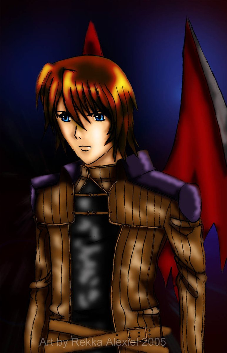 RekkaAlexiel's tweet photo. Fanart of Reiji from Black/Matrix 2, from 2005. I think this was my first attempt ever to actually attempt to draw clothing... lol
https://t.co/9kj6KPkshY
#RekkaDraws #BlackMatrix #BlackMatrix2 https://t.co/MOGHu9aSll