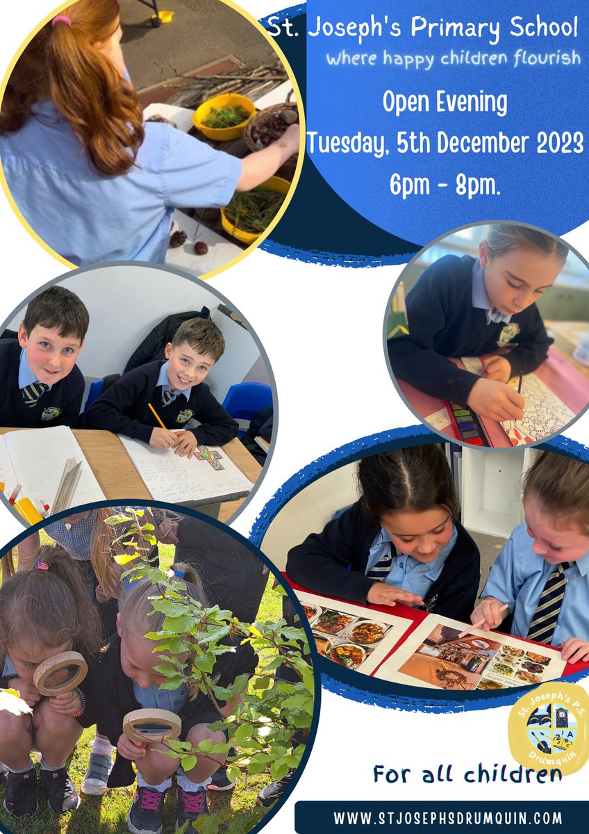 We are hosting our open evening on Tuesday 5th December from 6pm-8pm. Prospective parents are invited to drop in at a time that suits, view the premises and meet our dedicated staff. Children and parents from all year groups are most welcome.