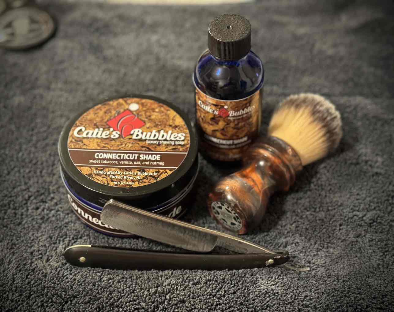 Fine Accoutrements - Orange & Brown - Classic Shaving Brush