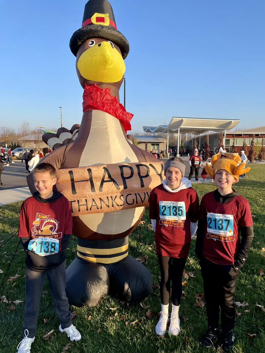 What an awesome start to Thanksgiving! Had a blast running the Turkey Trot this morning to support <a href="/xc_mason/">Mason XC and T&F</a>, <a href="/Comet_Cupboard/">CometCupboard</a>, and #ShineLikeSable. Looking forward to this new tradition in Mason!