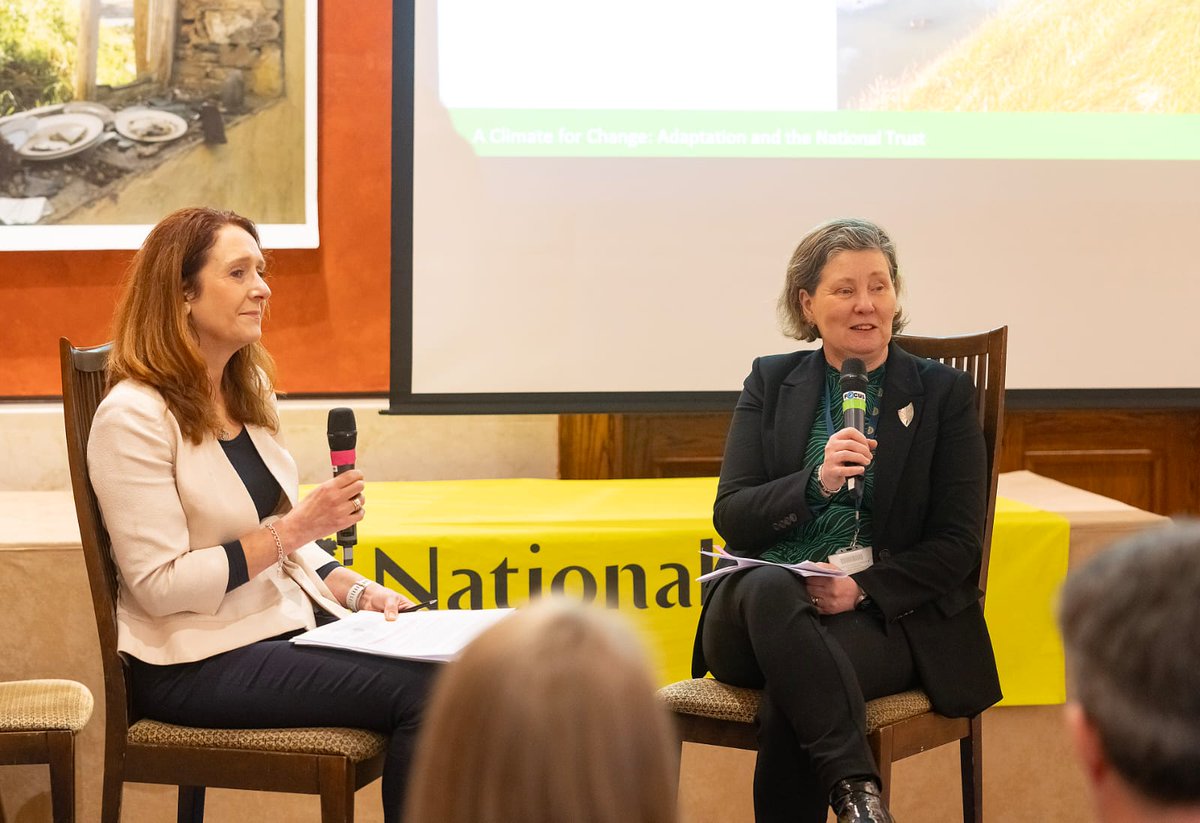 NationalTrustNI's tweet photo. The case for climate adaptation is clear. The momentum moves with a multi-agency approach.
@NTDirectorNI discusses #AClimateForChange with @DAERAPermSec. #NationalTrustNI https://t.co/NpHjJeXTnL
