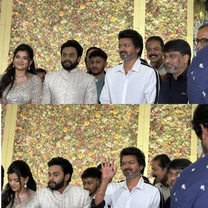 SubbuSubash_17's tweet photo. #ThalapathyVIJAY 🤍Thalapathy Vijay at Producer Lalit Kumar son wedding#ThalapathyVijay #NaaReady #LeoFirstSingle #Leo #Thalapthy68 #varisu #thalapathyvijay #LeoOnNetflix https://t.co/1ig4e0w3Qt