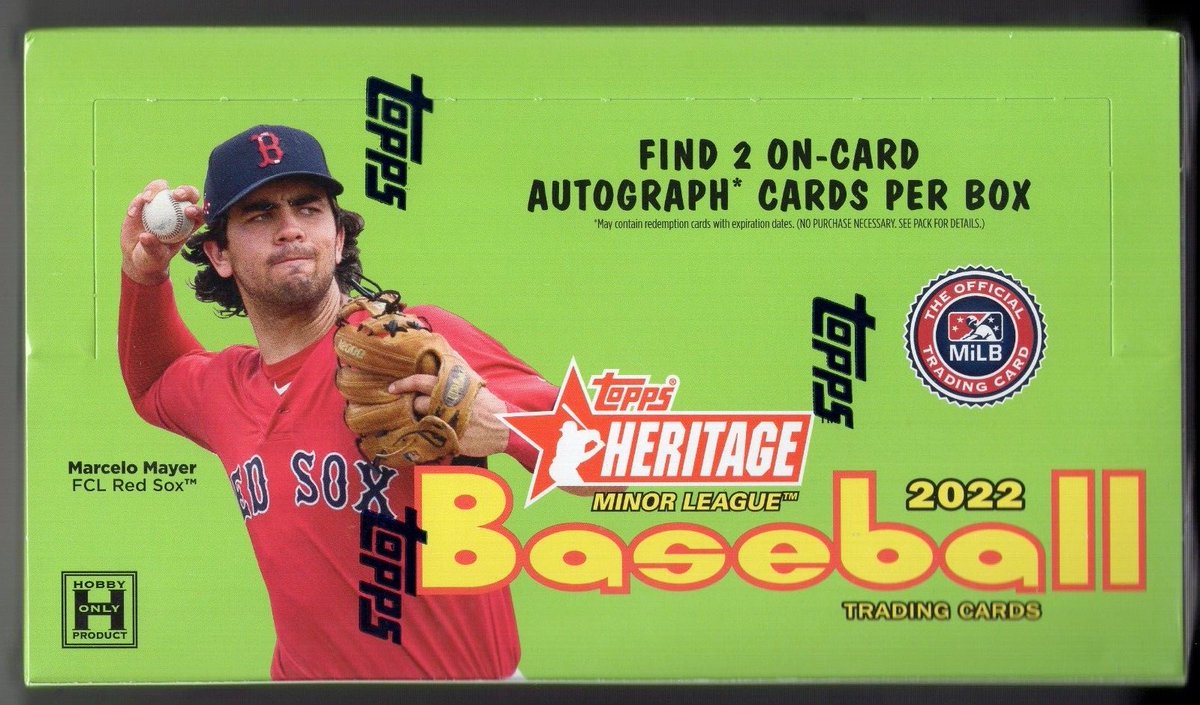 SportsBallLLC's tweet photo. STARTING ON BLACK FRIDAY - every new membership ($35 quarterly, $126 annual) will include a pack of 2022 Topps Heritage Minor League baseball cards! PLUS there's still free shipping!

Come meet your new favorite team with SportsBall.

https://t.co/XyTqmh8hcf https://t.co/kZuqrIVL6S