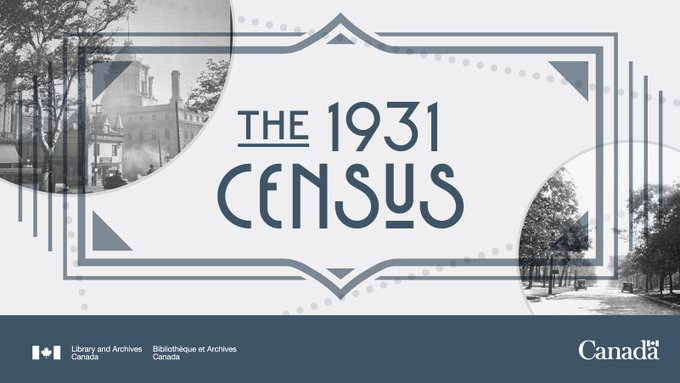 1931 Canada Census now searchable on Library and Archives Canada's website 🇨🇦genealogyalacarte.ca/?p=42190 @LibraryArchives #1931Census #genealogy