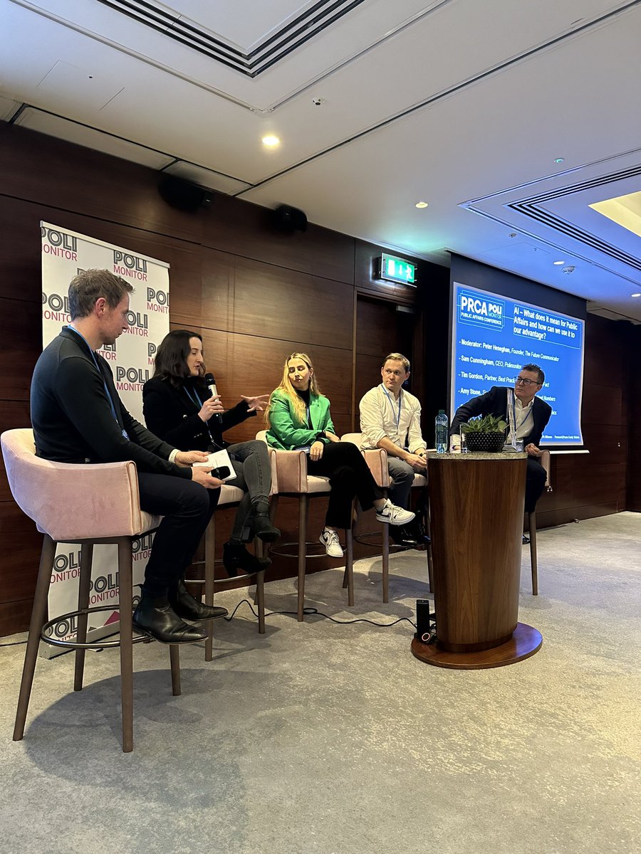 richardbagnall's tweet photo. ‘There is no silver bullet for pr measurement’ says @amylouisestone quoting.. err me.. 🤣 at the @LondonPR #thinkandlink event the other day while explaining the huge benefits that AI will ring to meaningful #measurement and #evaluation of #PR and #Comms at #PRCAPublicAffairsConference