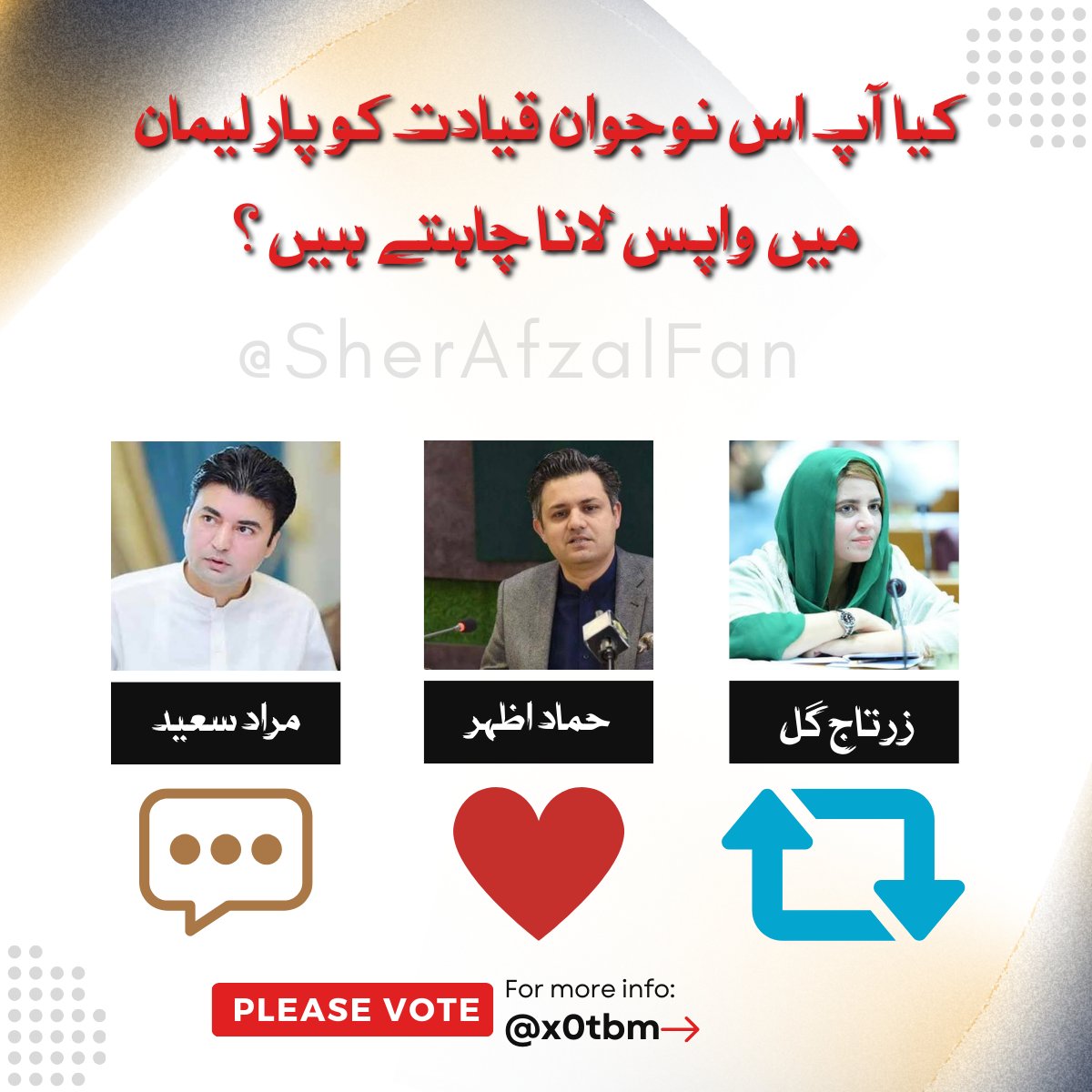 کیا آپ ان نوجوانوں کو پارلیمنٹ میں دیکھنا چاہتے ہیں؟🔥