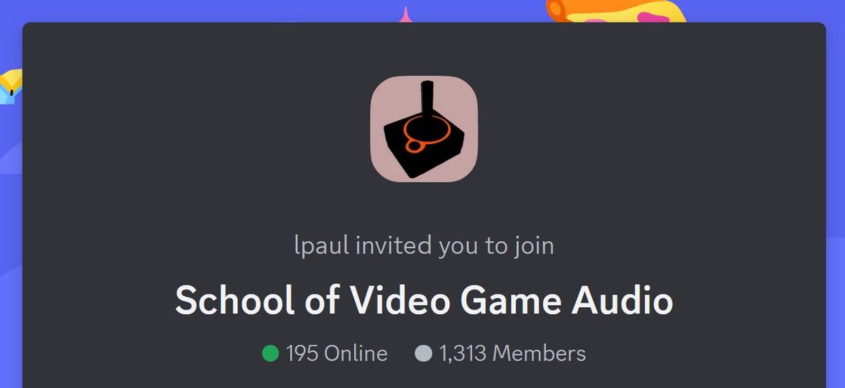 A huge thanks to everyone who has joined our Discord!
Invite open to everyone interested in discussing all things game audio 😊 ! discord.com/invite/K36rCek…