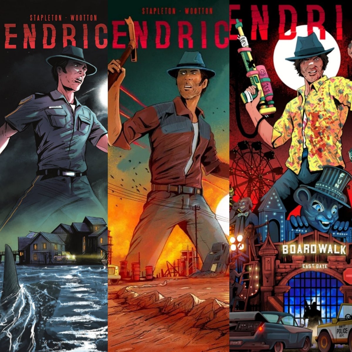 mattstar_1982's tweet photo. Check out the Hendricks comic series! By order of the AMITY PD https://t.co/uGX25i4hsW https://t.co/bEyZyGOlpg