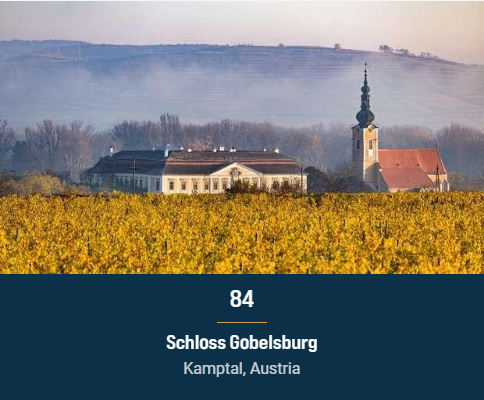 We are proud to announce that Schloss Gobelsburg has been listed in the “TOP 100 World’s Best Vineyards 2023”!
worldsbestvineyards.com/list/51-100

#finewine #vineyard #austria #clarkfoysterwines