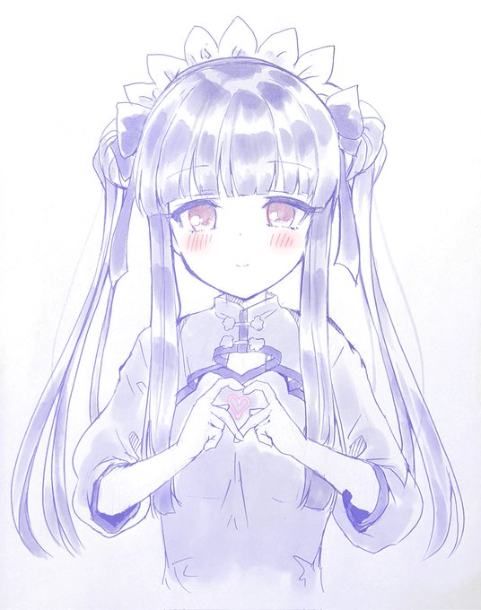 【らくがき】アニメイトカフェのチャイナ雪美ちゃ～～～～ 