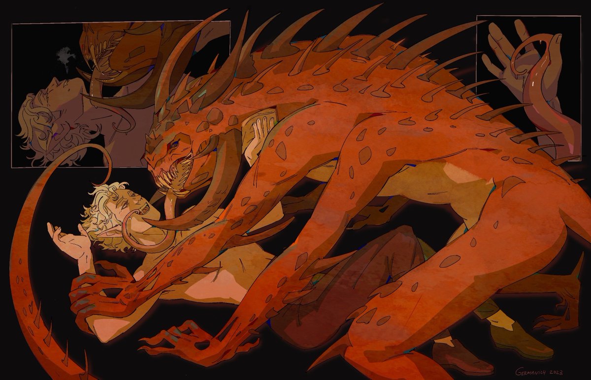 Germashevich's tweet photo. #BaldursGate3 #Astarion #darkurge 

Filthy thoughts and feelings https://t.co/7eSkwnB8YL