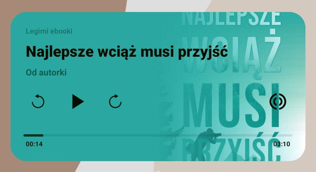 bookfromdream_'s tweet photo. Na Legimi jest już audiobook #NWMPms !!!!!!
#TwitteroweKsiazkary https://t.co/DHKbahVqmW