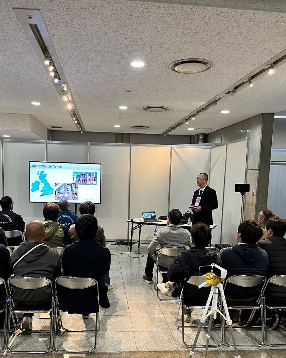 BernhardCompany's tweet photo. Elevating turf care excellence in Japan 🇯🇵📈  

It's been great to stand alongside our incredible distributors Kyoeisha and IHI Agri-Tech at the 2023 #JapanTurfShow over the past couple of days, showcasing the unbeatable benefits that our sharpening systems provide to achieve elevated turf performance.  

 It's all about speed, ease, and accuracy 🤝