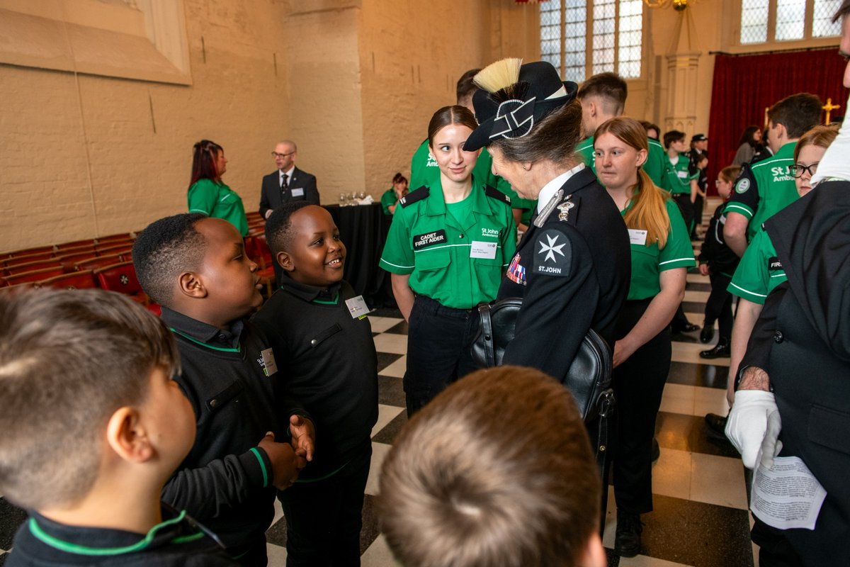 Yesterday we welcomed The Princess Royal, St John’s Commandant in Chief - Youth to our Young Achievers event held at the Priory Church. We’re so proud of our Cadets and Badgers who received special awards for their achievements, in many instances saving a persons life.