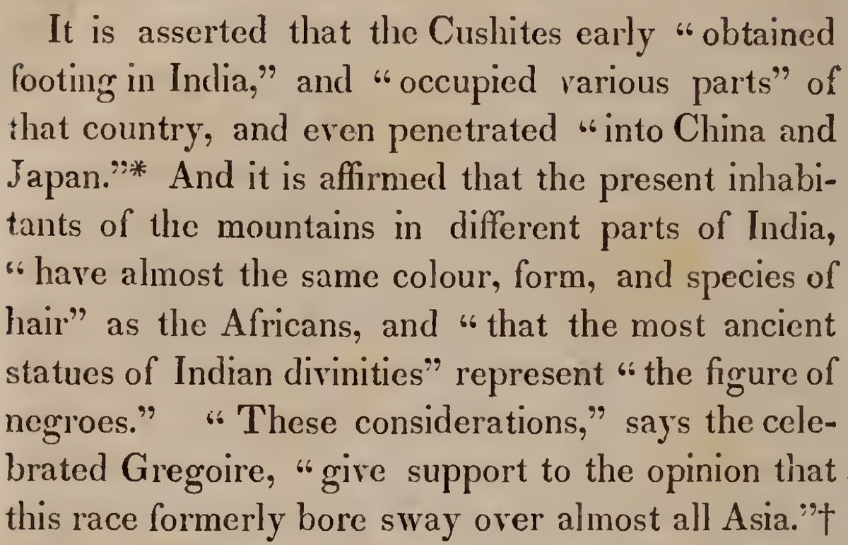 NefertitiRoyal1's tweet photo. “And it is affirmed that the present inhabitants of the mountains in different parts of India, have almost the same colour, form, and species of hair as the Africans, and that the most ancient statues of Indian divinities represent the figure of negroes” #BlackDivinity https://t.co/tgfu8d1PnN
