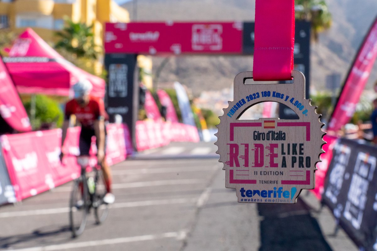 🤩 Breathtaking and wild landscapes framed the second edition of <a href="/RidelikeaproSP/">Giro Ride Like a Pro Tenerife</a> 🇪🇸

🎉 More than 700 participants from 22 different countries gathered in Tenerife to ride in the sign of the Giro d'Italia 🚴🏻🚴‍♀️

#Giro #GirodItalia