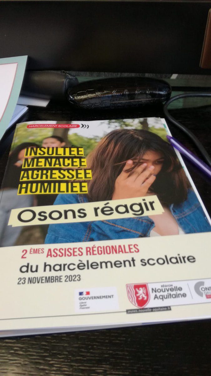 Aux assises contre le harcèlement scolaire, le lycée <a href="/CGuerinPoitiers/">Lycée Camille GUERIN</a> est représenté par une  équipe mobilisée, composée d'assistants d'éducation, d'élèves ambassadeurs et d'une CPE. 

<a href="/acpoitiers/">Académie de Poitiers</a> <a href="/BndicteRobert/">Bénédicte Robert</a> <a href="/DSDEN86/">DSDEN de la VIENNE</a> <a href="/FBarthelemy54/">Fabrice BARTHELEMY</a> <a href="/NvelleAquitaine/">Nouvelle-Aquitaine</a>