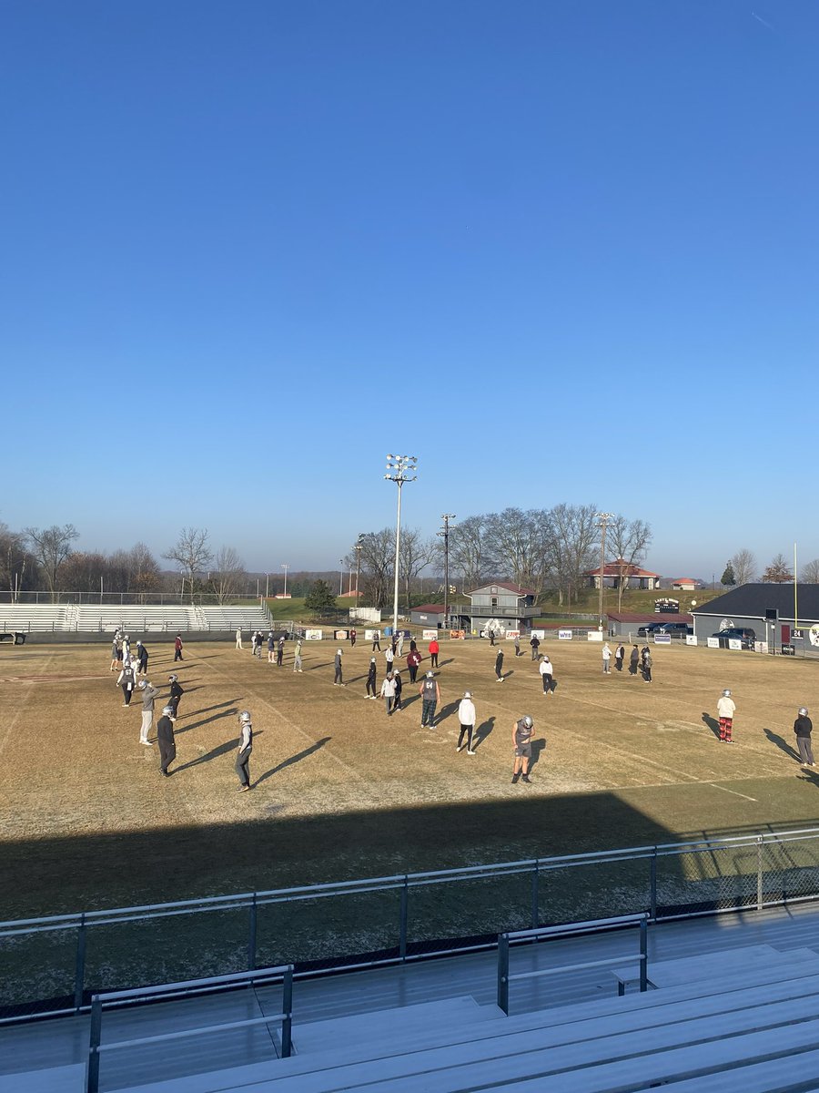 It’s a special Thanksgiving when you get to practice football on Thanksgiving for the first time in school history! We’re not done yet!