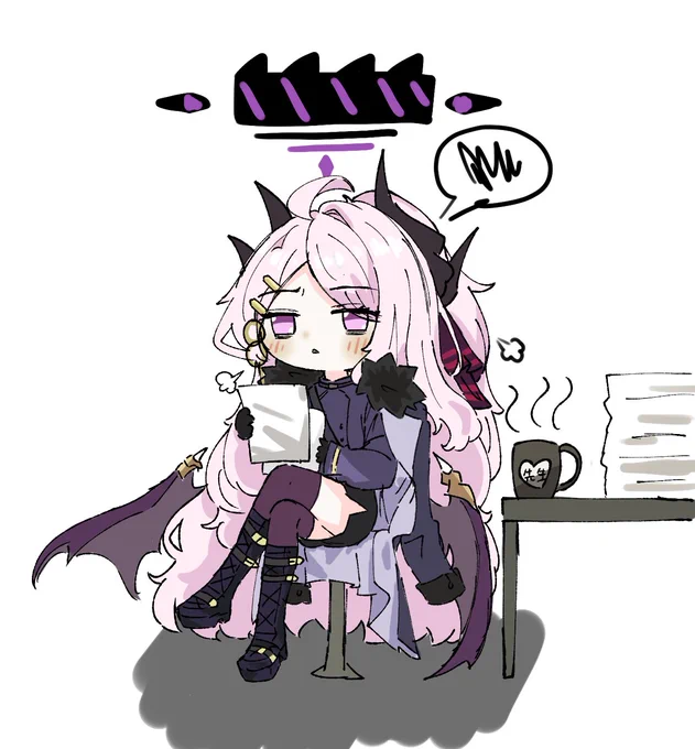 働くのは疲れる #ブルアカ