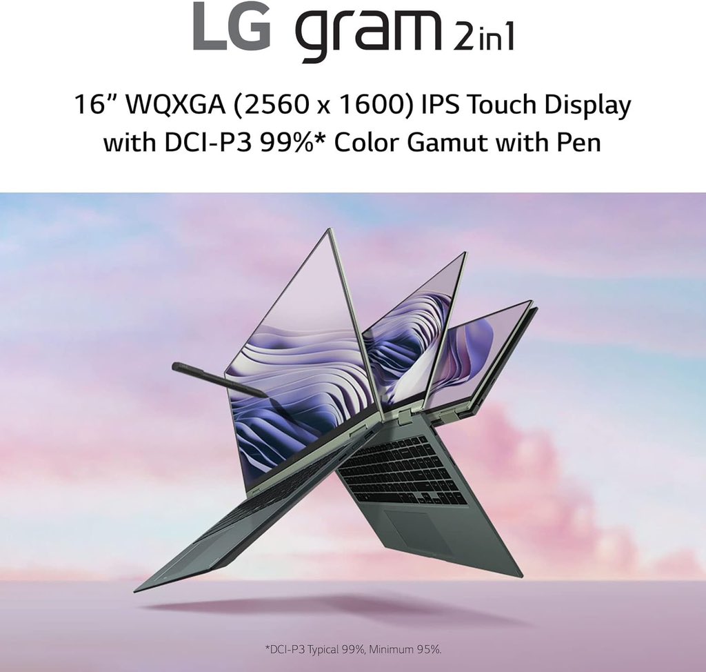 discofly41's tweet photo. Looking to upgrade your laptop?
Check out the #BlackFriday Big Deal for #LGgram, the #lightweightlaptop!
LG Gram 2 in 1 16T90Q → $768.18 OFF
✅ Versatile 360º touch display
✅ Easy drawing with LG Stylus Pen
✅ Extended battery life
Learn more: https://t.co/o9112efXs3 https://t.co/j25nSzuCkO
