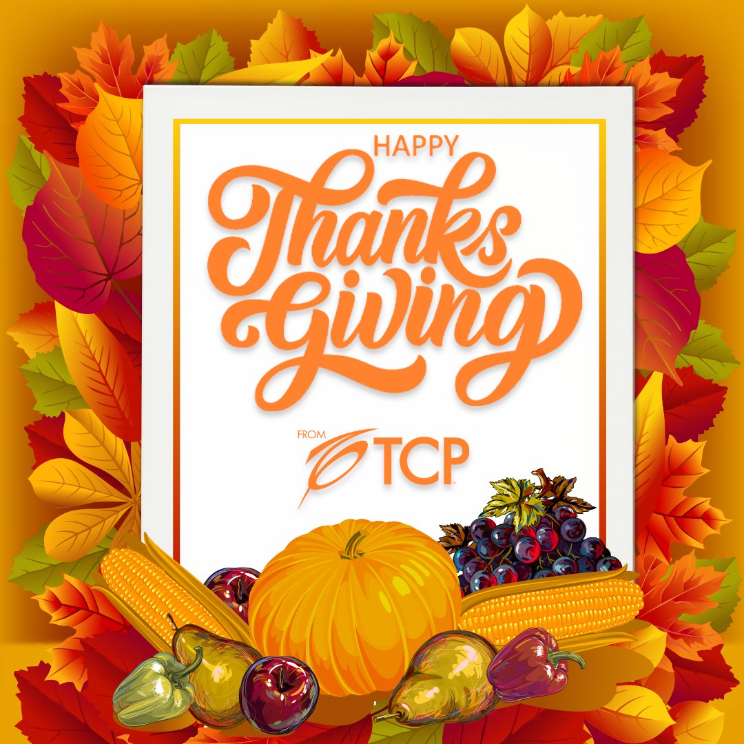 TCPLighting's tweet image. From our TCP family to yours, Happy Thanksgiving! We’re thankful for the opportunity to serve you.