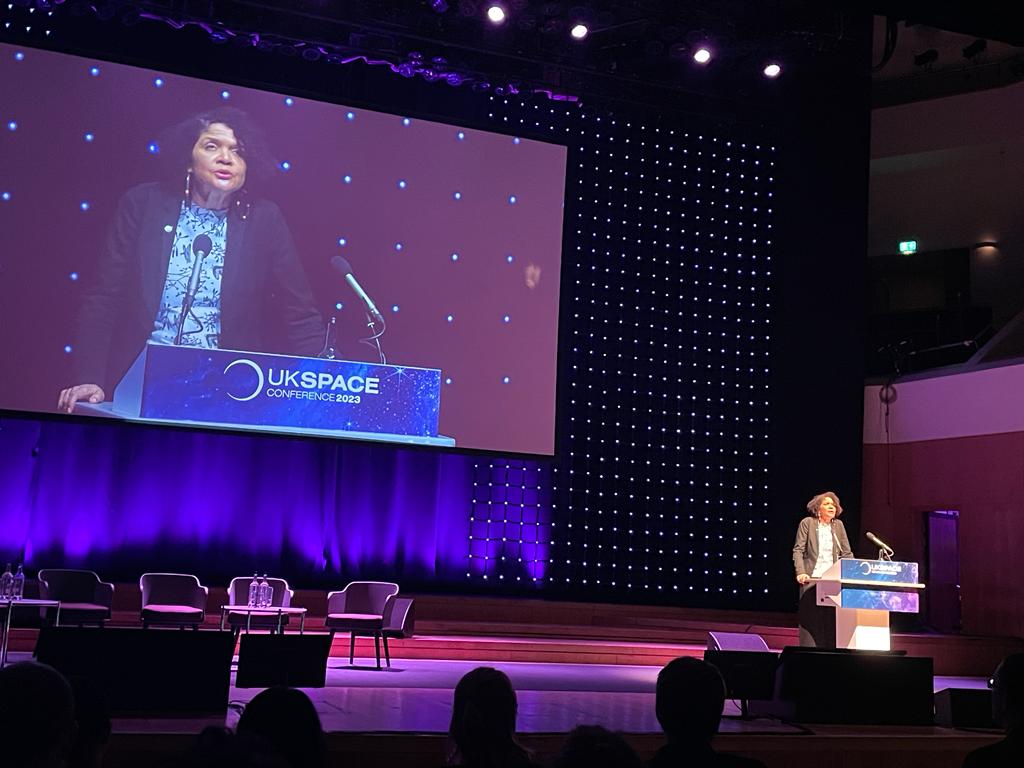 "The space sector provides opportunities to grow regional economies, boost our soft power and create good jobs," said <a href="/ChiOnwurah/">Chi Onwurah 💙</a>, during the final plenary <a href="/ukspaceconf/">UK Space Conference</a>, adding that "The Government must invest in #space and #science consistently and for the long term." #UKSC2023