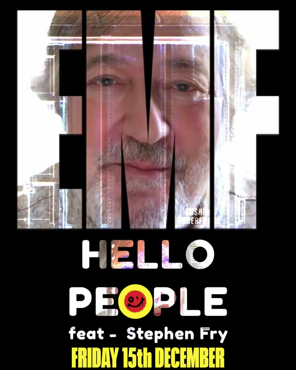 🚀 Ready to shake up the charts? 🎤 Stephen Fry and EMF are teaming up for a powerful Christmas anthem! 🎤 Let's make a statement against hate and celebrate diversity by putting 'Hello People' to the #XmasNo1